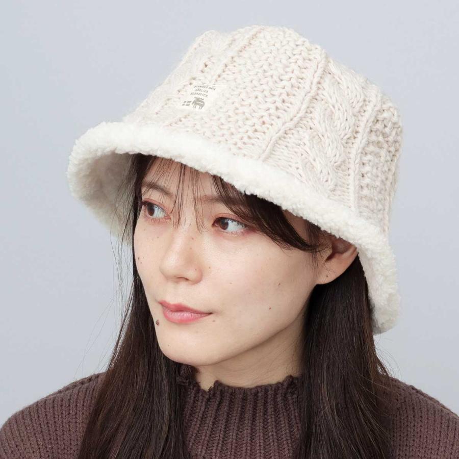 moz（モズ） ニット バケットハット レディース ハット 帽子 バケハ