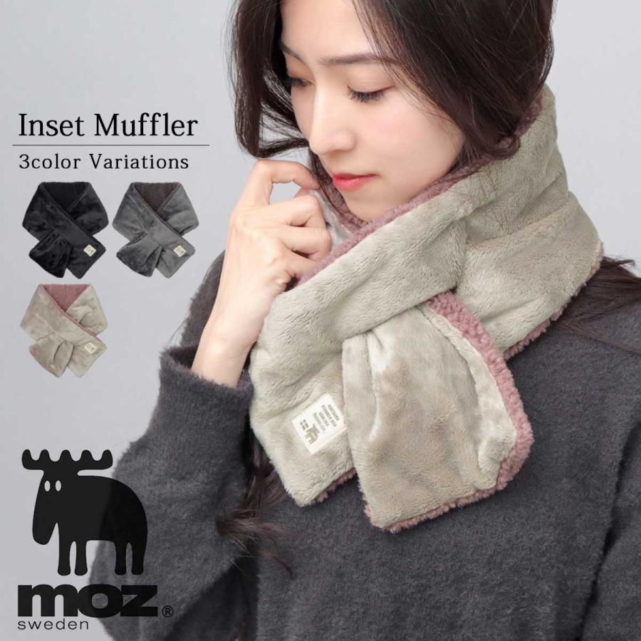 moz（モズ） マフラー レディース 差し込み ファーマフラー ティペット