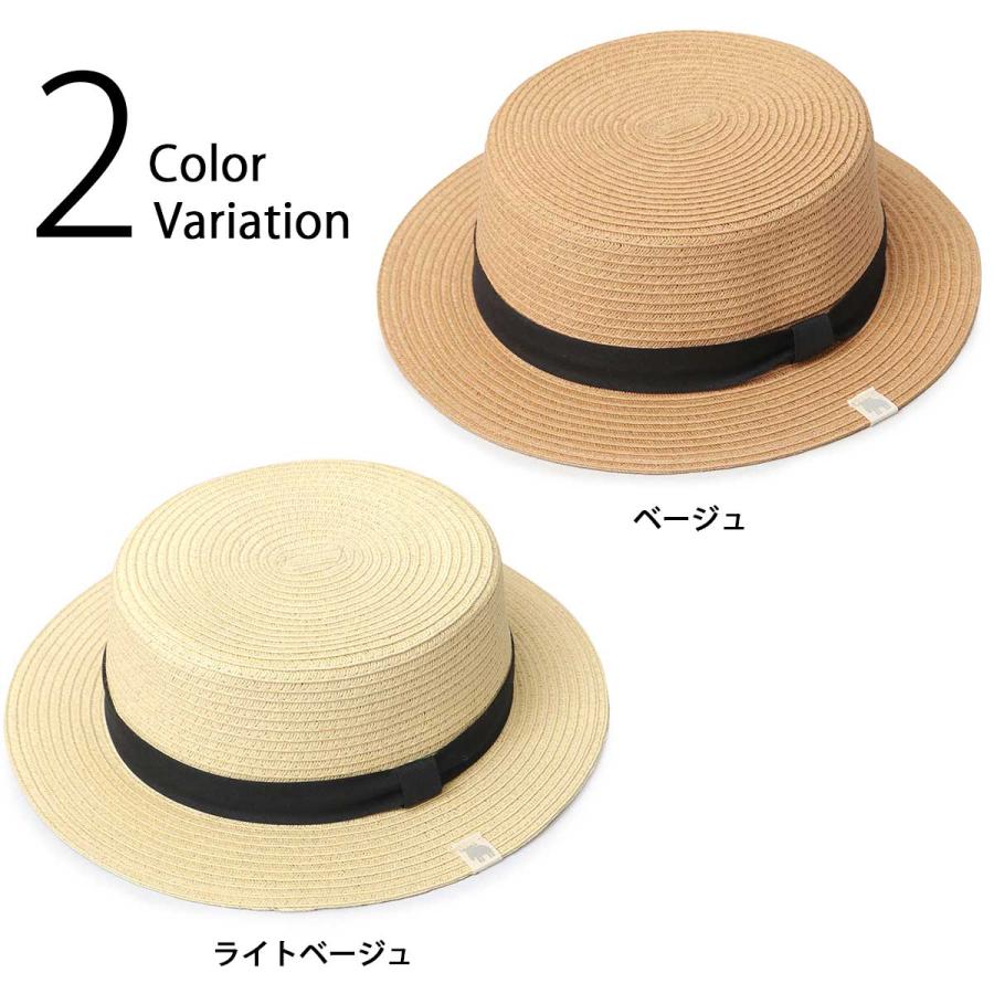 moz（モズ） カンカン帽 メンズ レディース 帽子 ストローハット