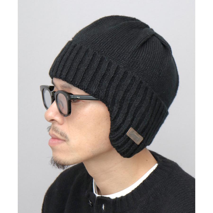Coleman（コールマン） ニット帽 ニットキャップ 耳当て付き 帽子