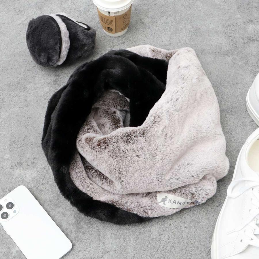 KANGOL（カンゴール） スヌード レディース ファースヌード 配色