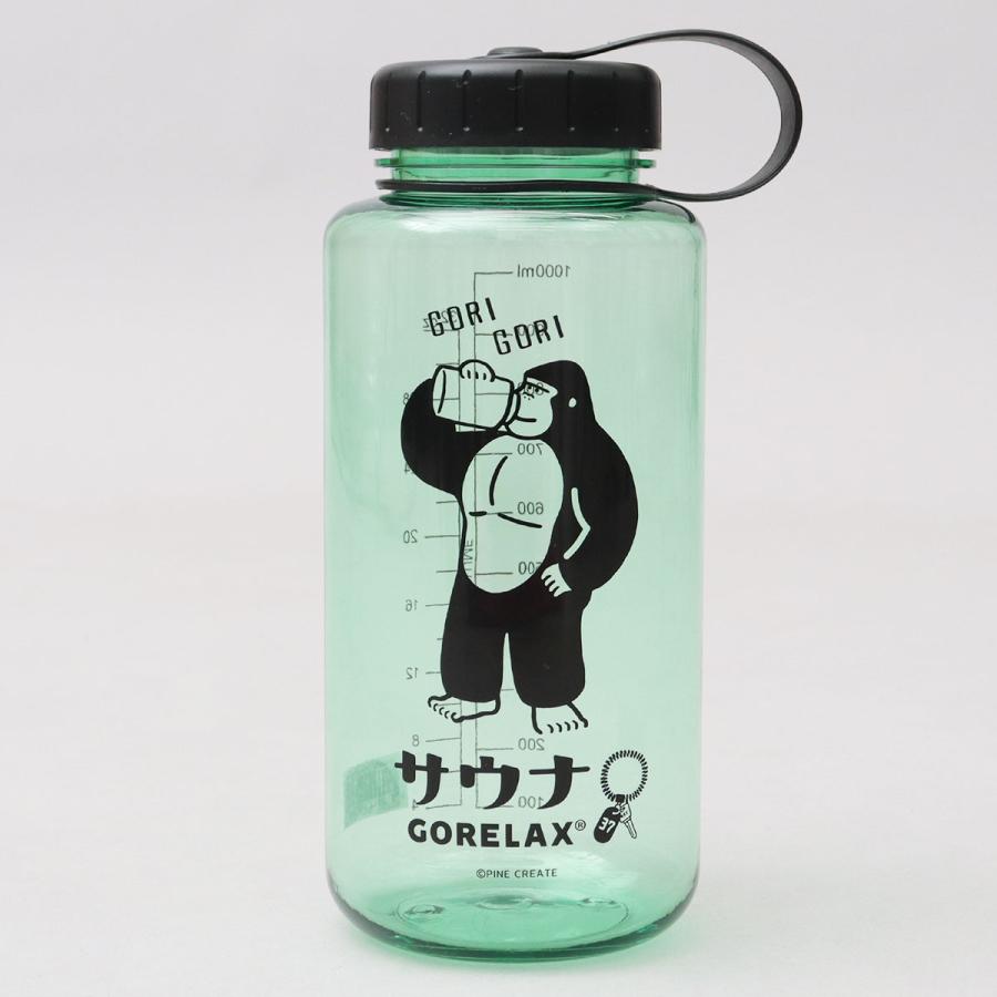 ごリラックス GORELAX ウォーターボトル 1L 1000ml 大容量 目盛り付き