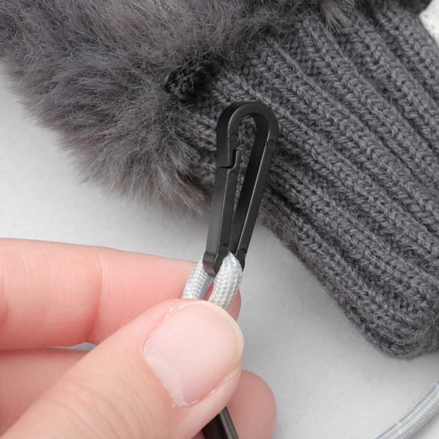 KANGOL（カンゴール） ミトン 手袋 ストラップ付き ファー ミトン