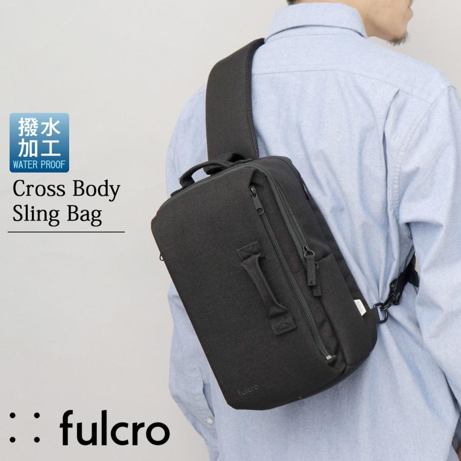 フルクロ fulcro ボディバッグ スリングバッグ メンズ レディース 撥水