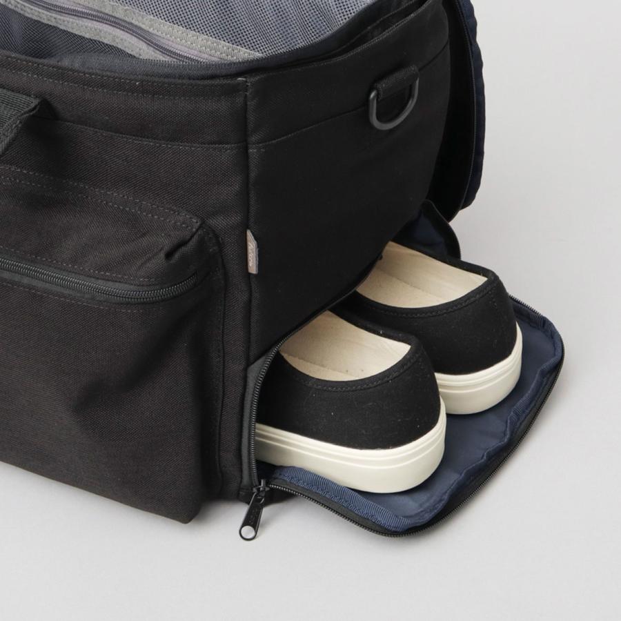 フルクロ fulcro ボストンバッグ メンズ レディース 3WAY 撥水 27L 大容量 A4 シューズ収納 ショルダー バッグ 通勤 通学 旅行 父の日 ギフト_11