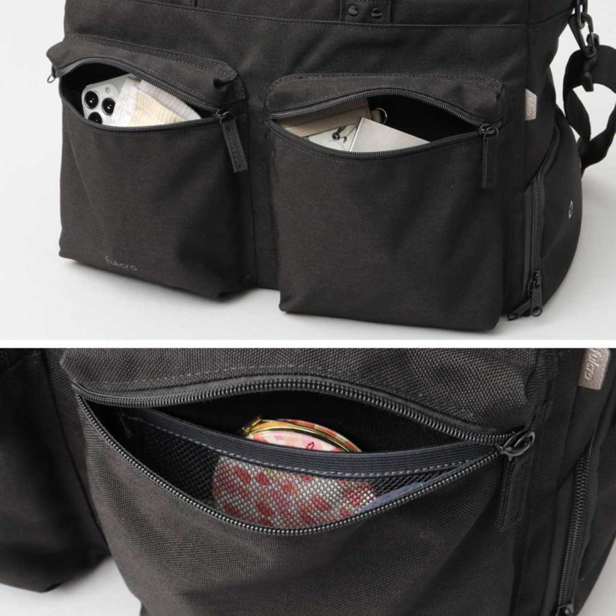フルクロ fulcro ボストンバッグ メンズ レディース 3WAY 撥水 27L 大容量 A4 シューズ収納 ショルダー バッグ 通勤 通学 旅行 父の日 ギフト_9
