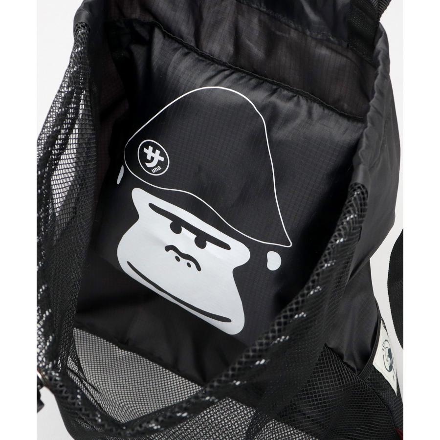 ごリラックス サウナ ナップサック メッシュ リュック 大容量 透け感