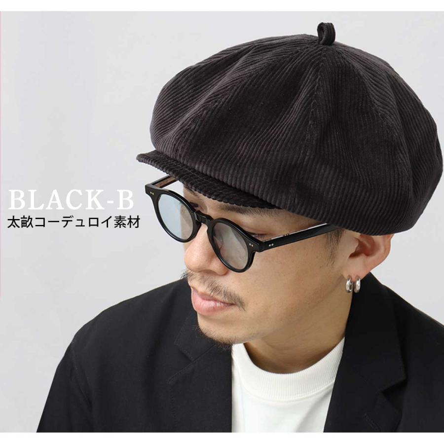 未使用品　MR.OLIVE カルゼ ベレー キャスケット　ブラック　ネイビー 未使用品 MR.OLIVE カルゼ ベレー キャスケット ブラック