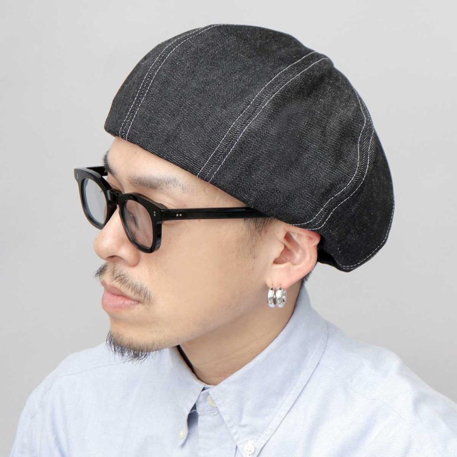 Mr.COVER ベレー帽 岡山デニム メンズ レディース ボリューム ベレー