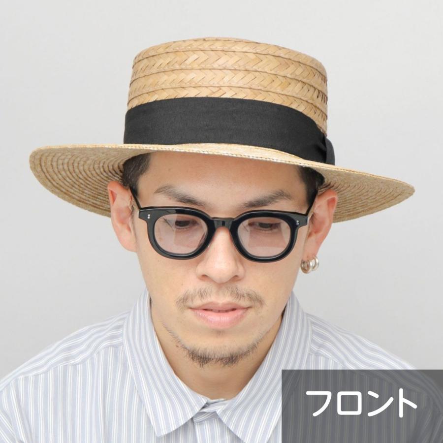 Ruben 在庫限り40%OFFクーポンカンカン帽 メンズ レディース 麦わら
