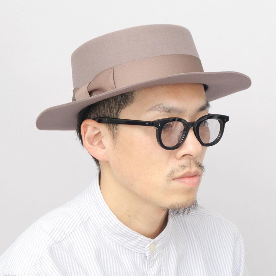 Ruben ハット フェルト カンカン帽 メンズ レディース ウール Ruben ハット フェルト カンカン帽 メンズ レディース ウール
