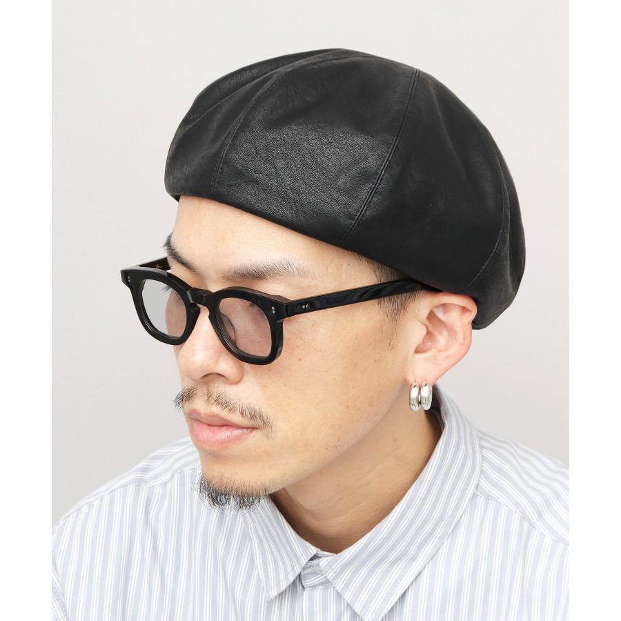 rats ラッツ　レザー　ベレー帽 Ruben ベレー帽 メンズ レザー調 フェイクレザー ベレー 帽子