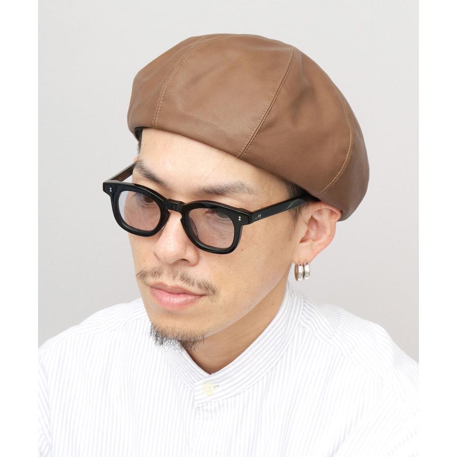 Ruben ベレー帽 メンズ レザー調 フェイクレザー ベレー 帽子