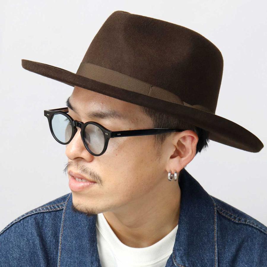 ReqHatter（レックハッター） 中折れハット メンズ フェルトハット