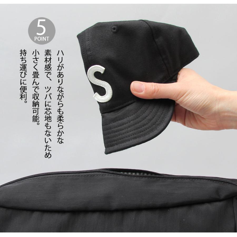 ベーシックエンチ Basiquent 帽子 キャップ ショートバイザー つば 短い 野球帽 ベースボールキャップ 黒｜a-m-s｜07