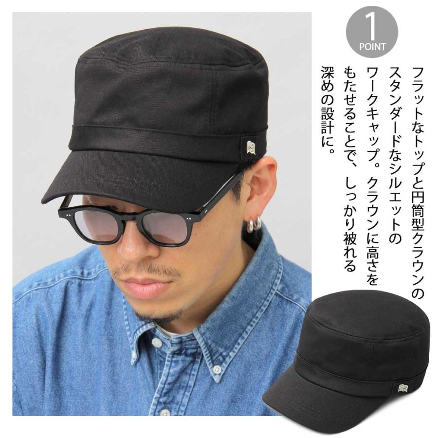 Basiquenti ベーシックエンチ 帽子 ワークキャップ メンズ