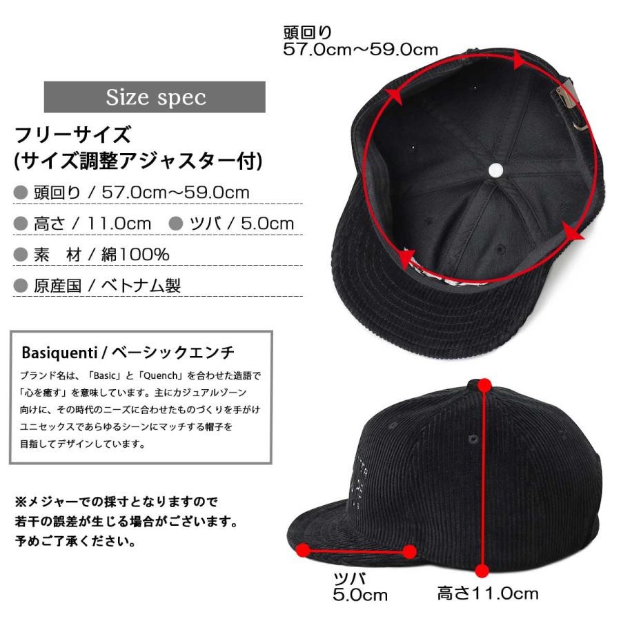 Basiquenti ベーシックエンチ 帽子 キャップ メンズ ショート Basiquenti ベーシックエンチ 帽子 キャップ メンズ ショート