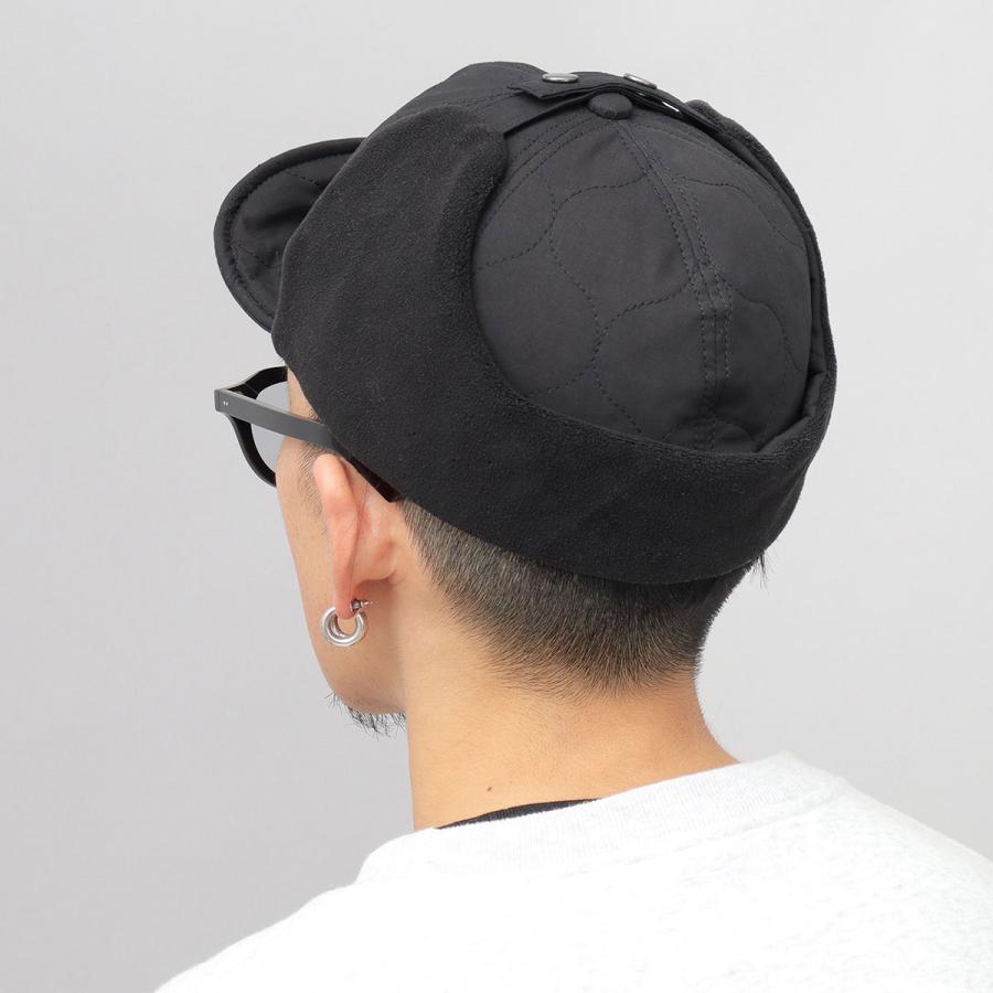 Basiquenti ベーシックエンチ キルティング ショートバイザー イヤー