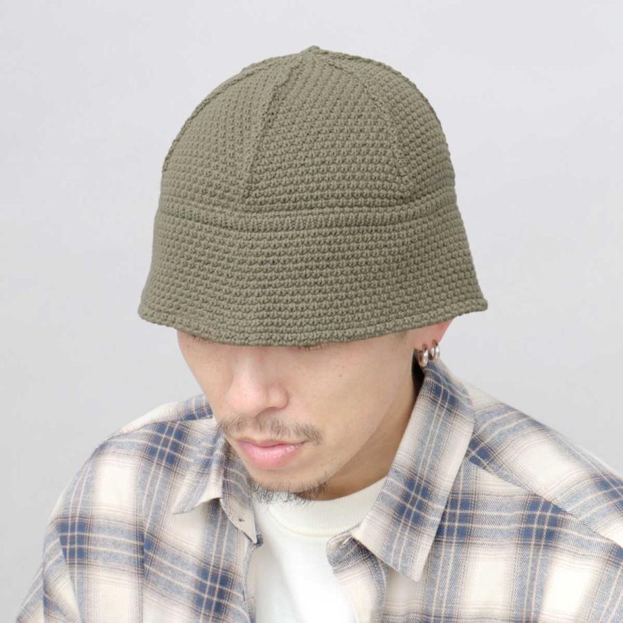 Basiquenti ハット メンズ セーラーハット 黒 ニットセーラー Basiquenti ハット メンズ セーラーハット 黒 ニットセーラー