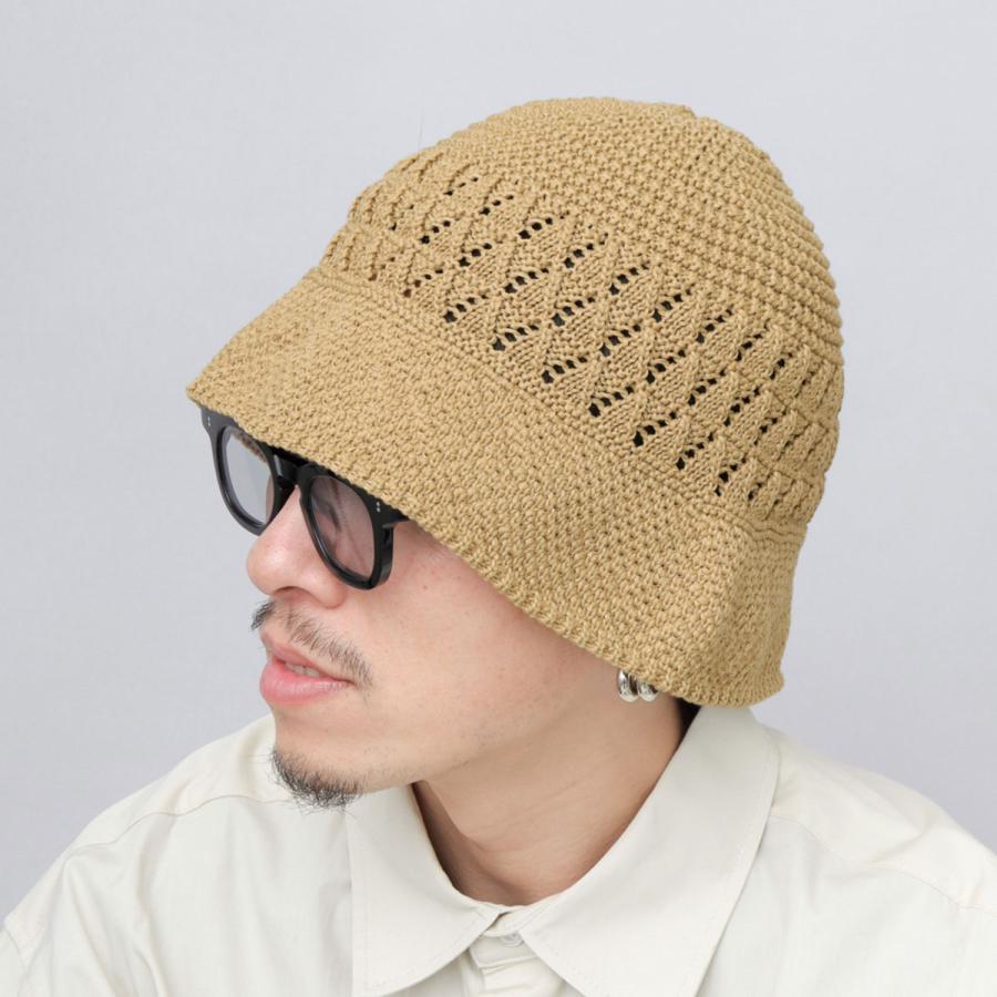 Basiquenti クロシェハット ニットハット メンズ レディース ハット
