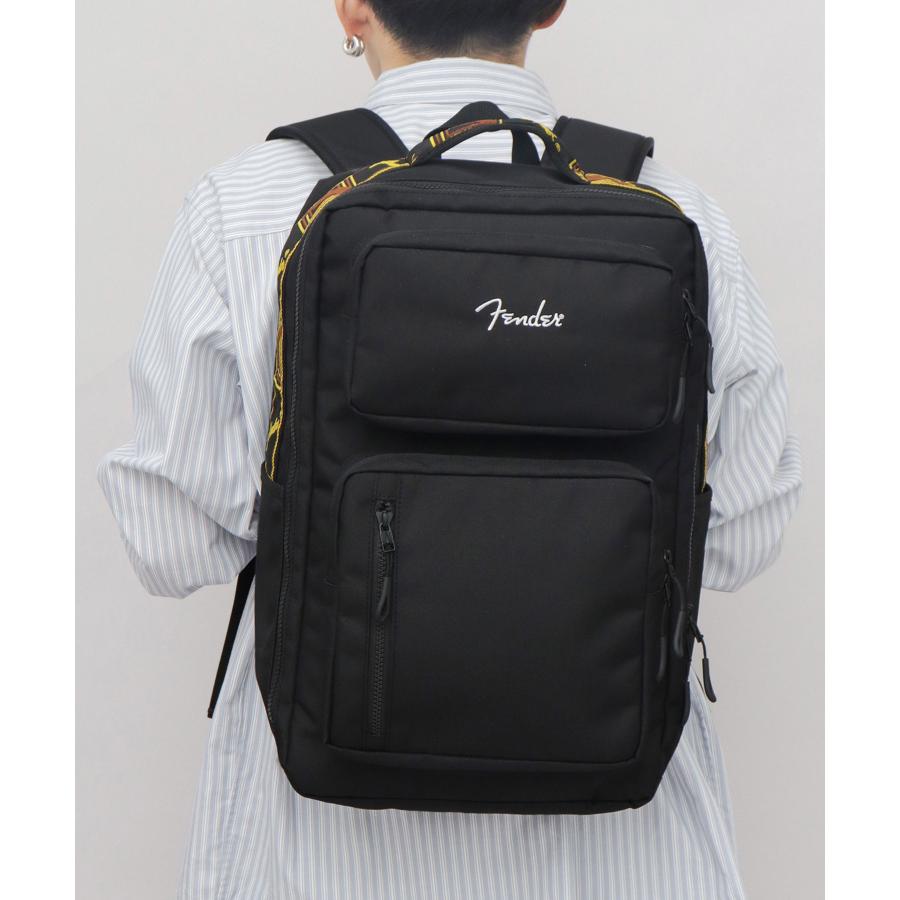 Fender バックパック リュック 黒 Fender（フェンダー） 【2026年販売開始】Fender リュック メンズ