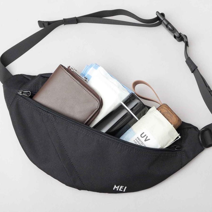 MEI（メイ） バッグ ウエストバッグ ウエストポーチ シンプル 薄型