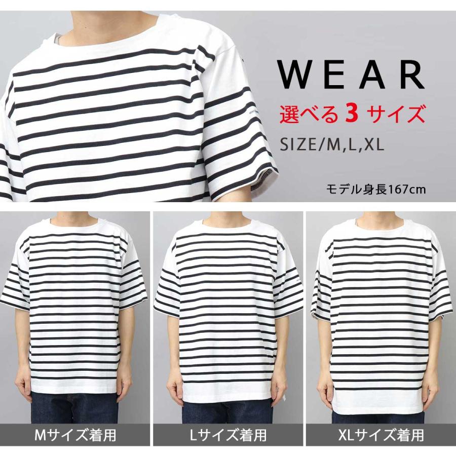 MONT KEMMEL モンケメル バスクシャツ ボーダー オーバーサイズ 半袖t