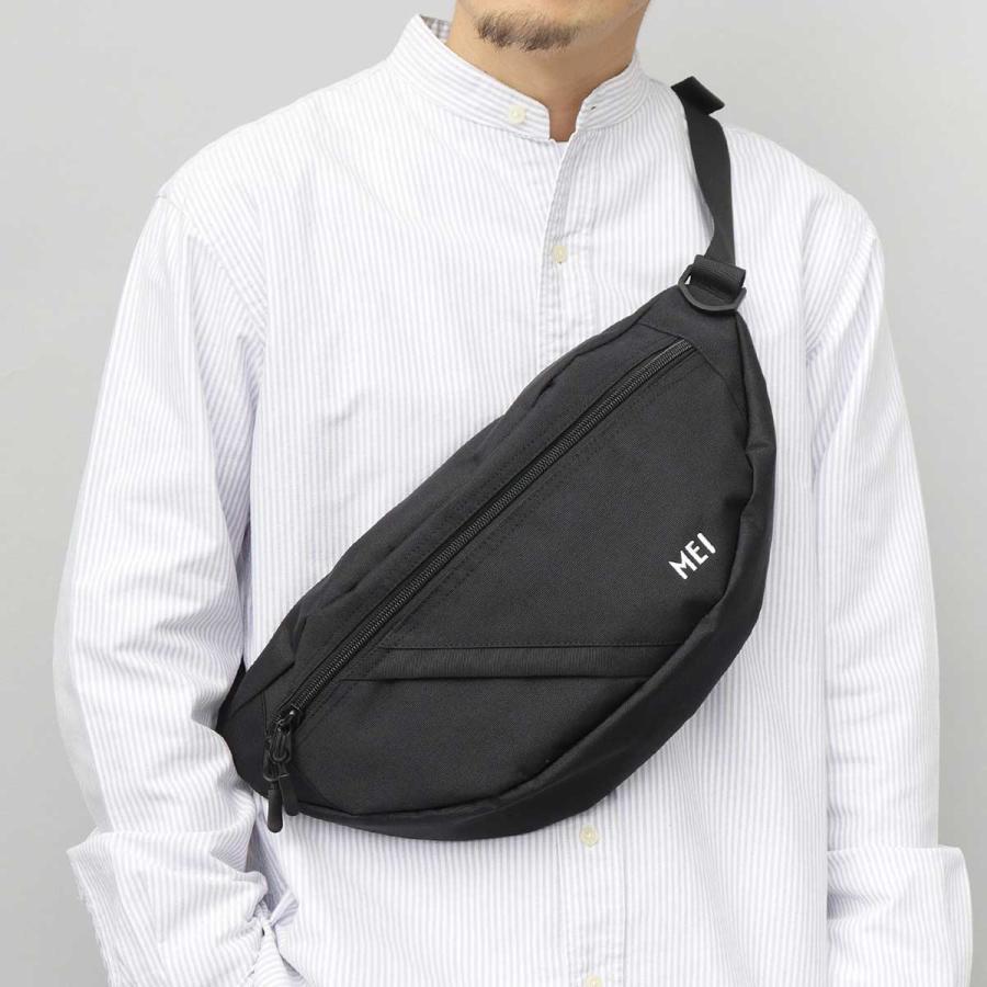 美品★Back Channel MEI ボディバッグ コラボ ブラック MEI（メイ） 在庫限り30%OFFクーポン ボディバッグ メンズ レディース