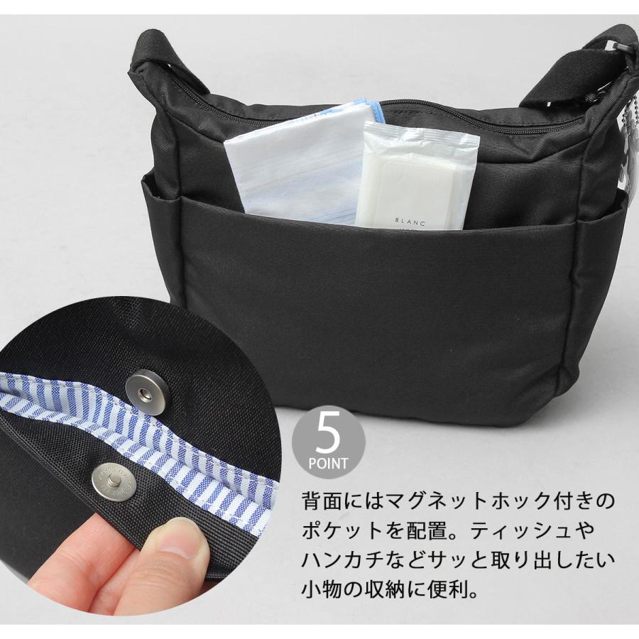 moz モズ ショルダーバッグ レディース ポケット 多い 黒