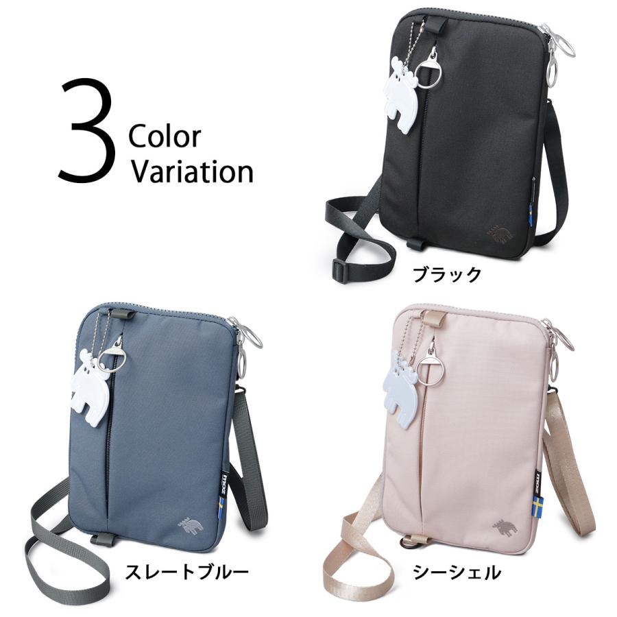 moz（モズ） スマホショルダー 撥水 軽量 ミニショルダーバッグ 北欧 