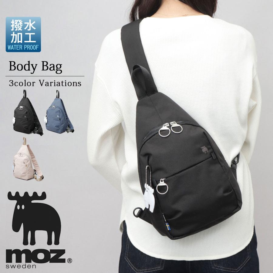 moz（モズ） ボディバッグ 撥水 レディース 斜めがけ スリングバッグ