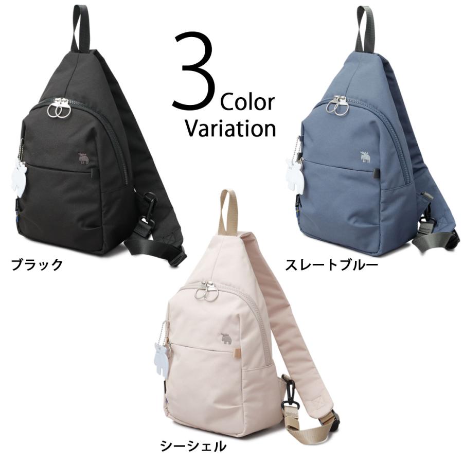 moz（モズ） ボディバッグ 撥水 レディース 斜めがけ スリングバッグ