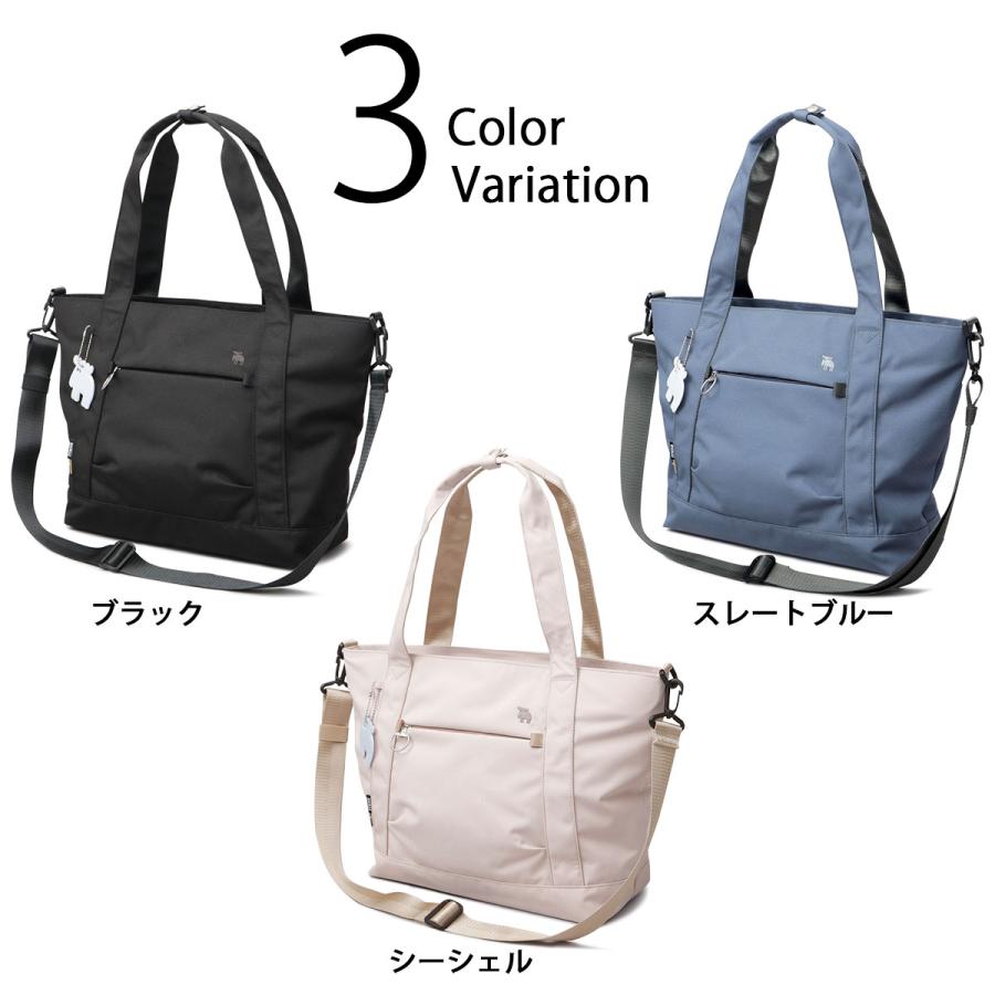 moz モズ トートバッグ レディース メンズ 撥水 軽量 A4 大容量 北欧 2WAY ショルダーの画像