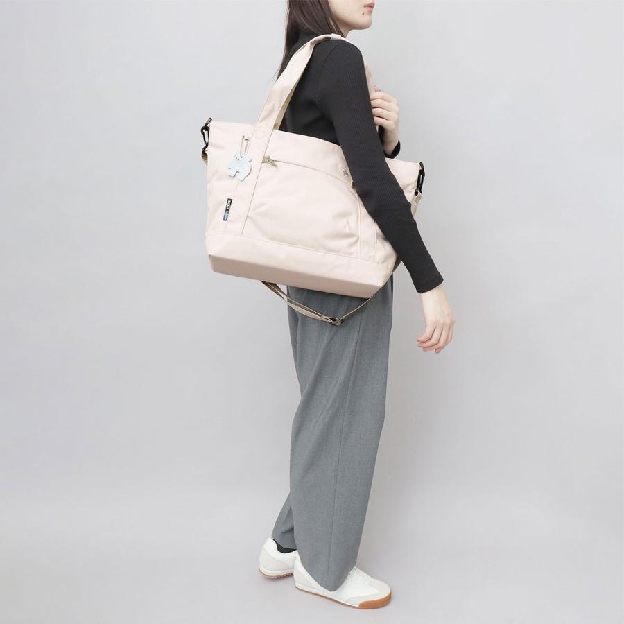moz モズ トートバッグ レディース メンズ 撥水 軽量 A4 大容量 北欧 2WAY ショルダーの画像