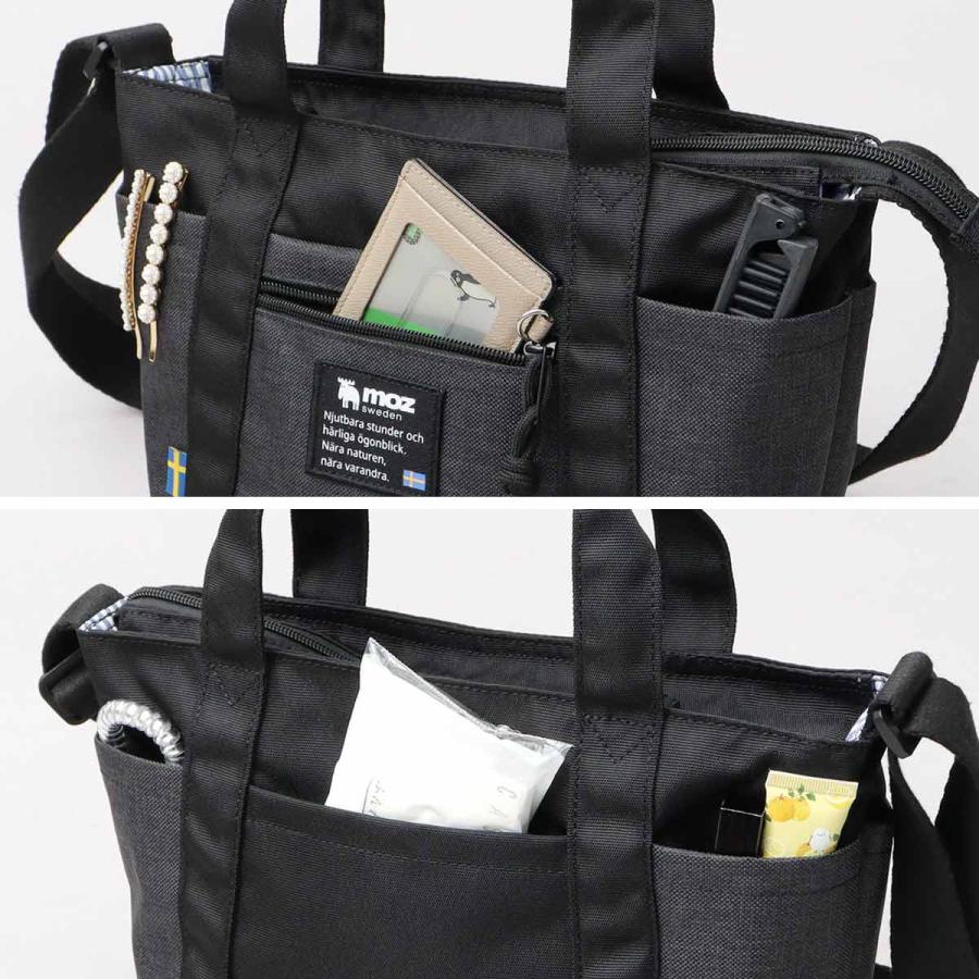 moz（モズ） ショルダーバッグ レディース 2WAY A5 軽量 多収納 10