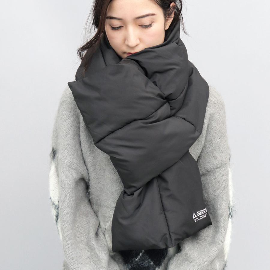 GERRY ジェリー ビッグシルエット ボリューム 差込み マフラー ダウン