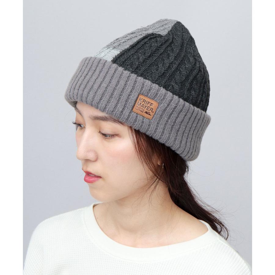 KRIFF MAYER（クリフメイヤー） ニット帽 メンズ レディース パネル