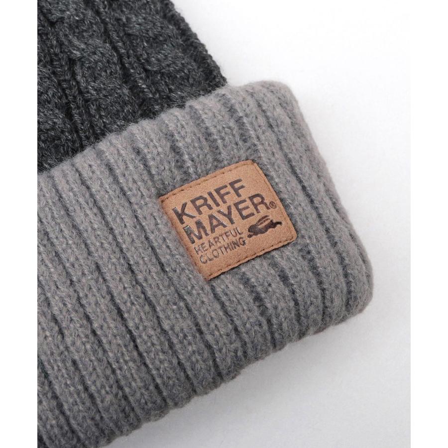 KRIFF MAYER（クリフメイヤー） ニット帽 メンズ レディース パネル