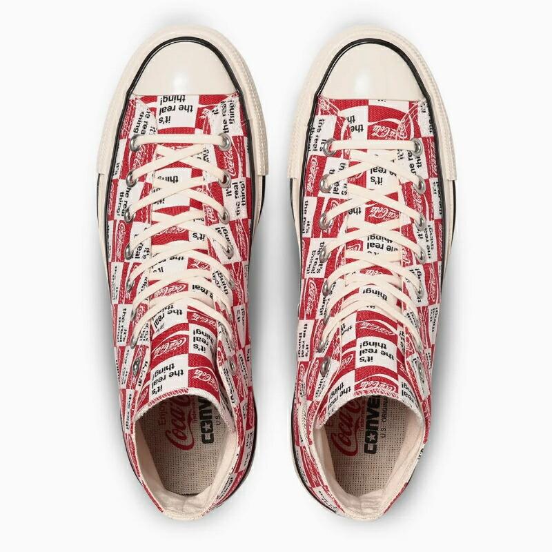 コンバース　オールスター　ＵＳ　コカ・コーラ　ＣＫ　ＨＩ　CONVERSE ALL STAR US Coca-Cola CK HI　31312060　レッド/ホワイト｜a-mart-store｜06