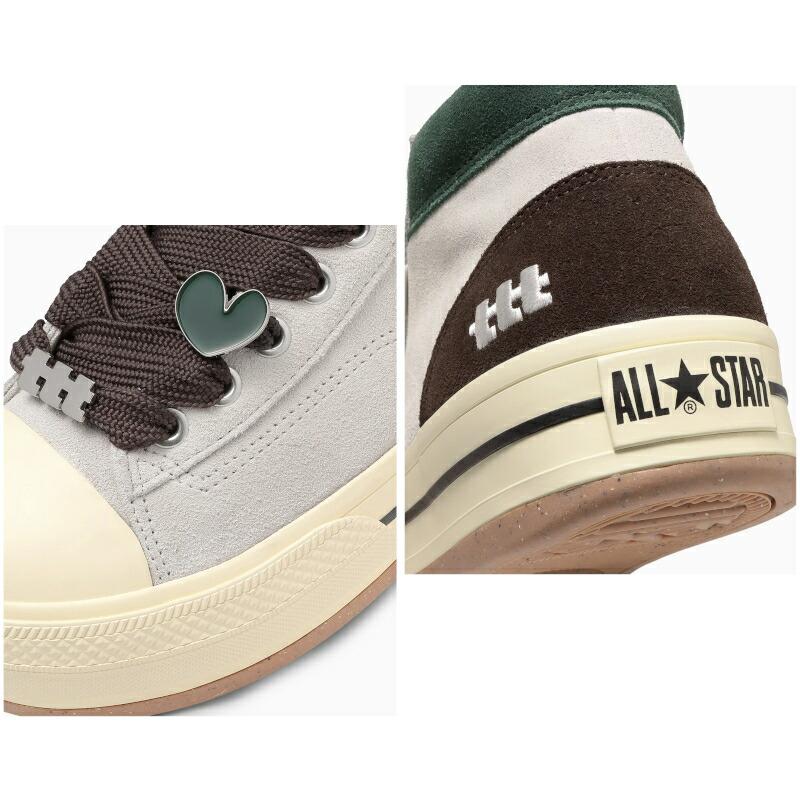 コンバース  オールスター（Ｒ）ボーダースター　ＴＴＴ　ＭＳＷ　ＭＩＤ CONVERSE  ALL STAR (R) BOARDERSTAR TTT MSW MID　31310840 ホワイトグリーンブラウン｜a-mart-store｜06