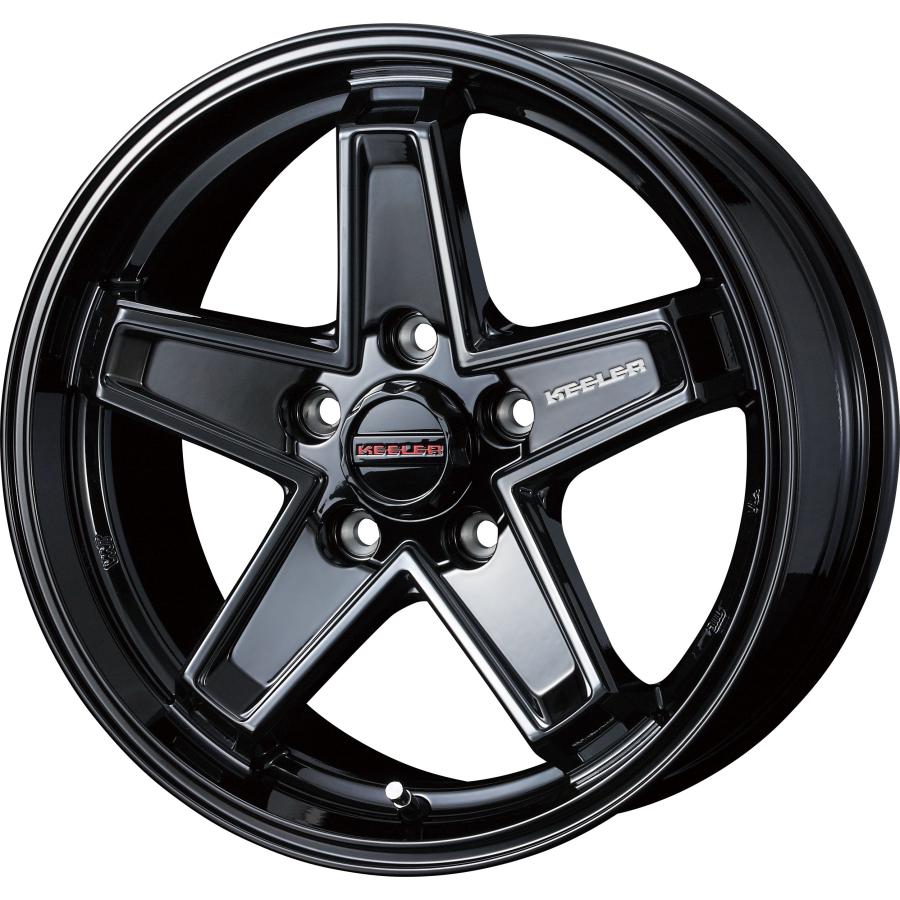 weds keeler ホイールマットブラック17インチ7.5J weds keeler ホイールマットブラック17インチ7.5J