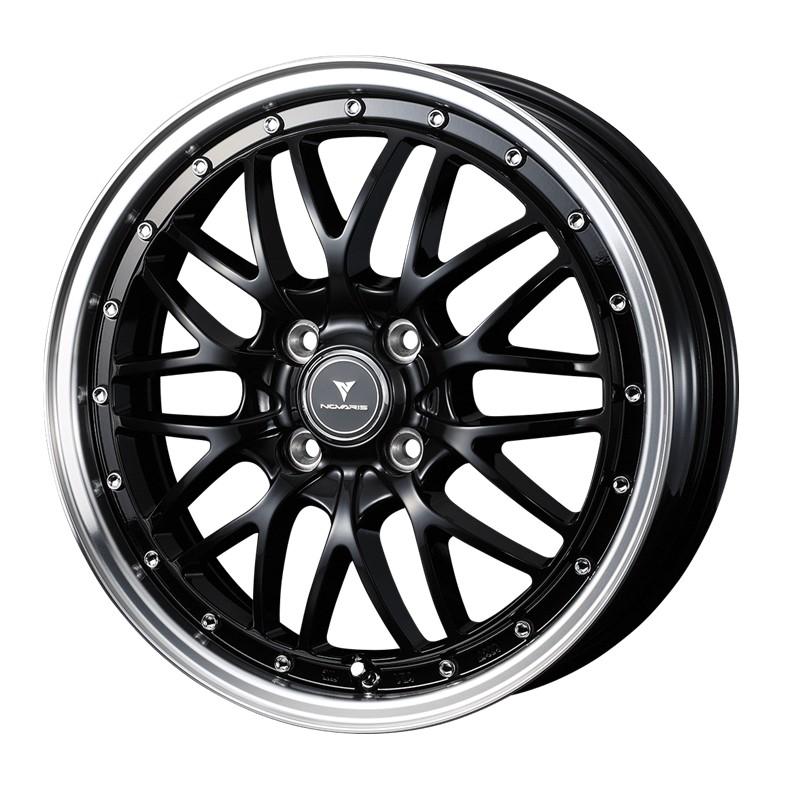 車 ウェッズ NOVARIS 15インチアルミホイール 軽自動車2本セット ①
