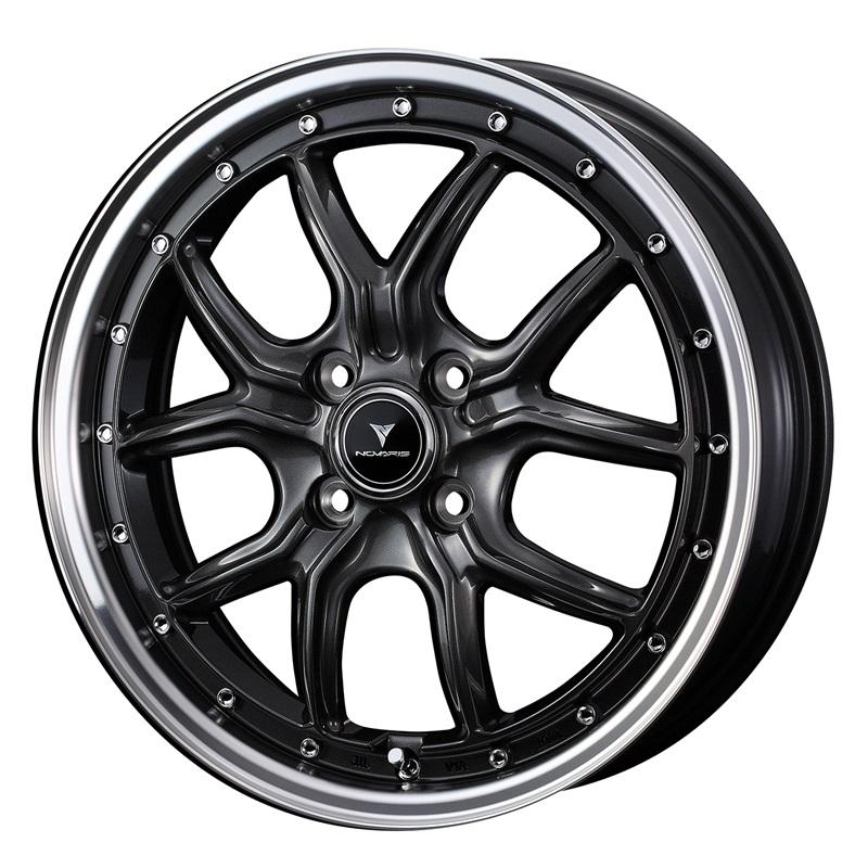 車 ウェッズ NOVARIS 15インチアルミホイール 軽自動車2本セット ①
