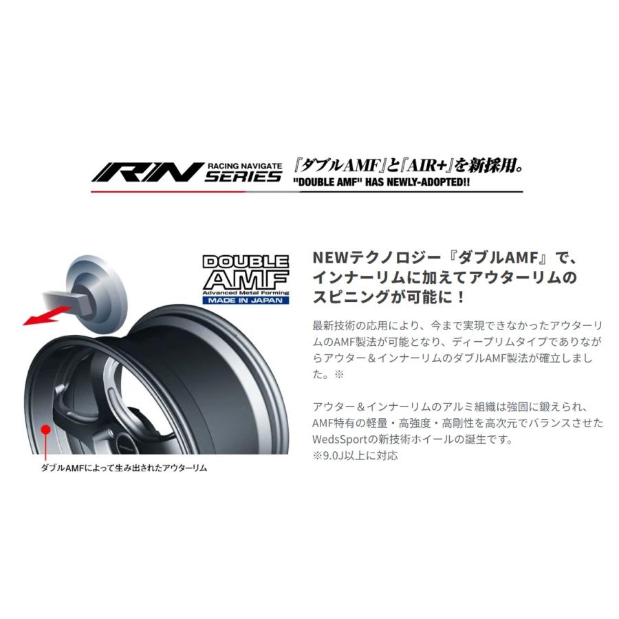 WEDS（ウェッズ） 0073656 アルミホイール1本 WEDSSPORT RN05M 18