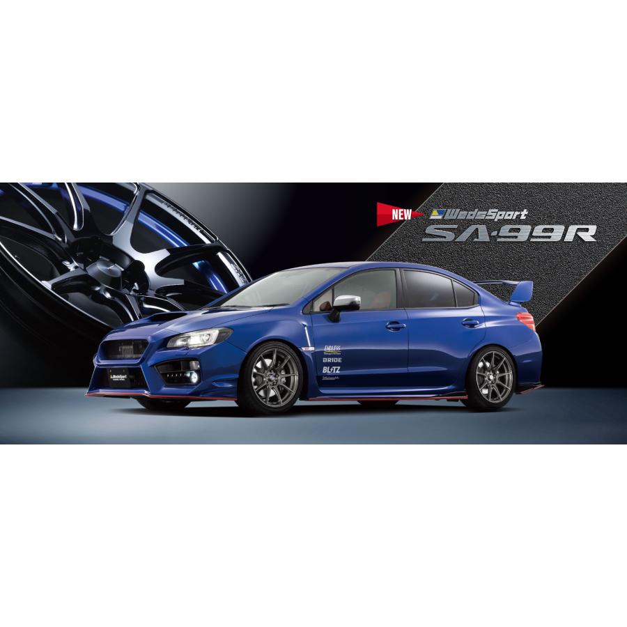 4本購入で特典付 WEDS ウェッズ 0073859 アルミホイール1本 WEDSSPORT ウェッズスポーツ SA99R 15インチ 5.0 +45 4穴 100 PSBの画像