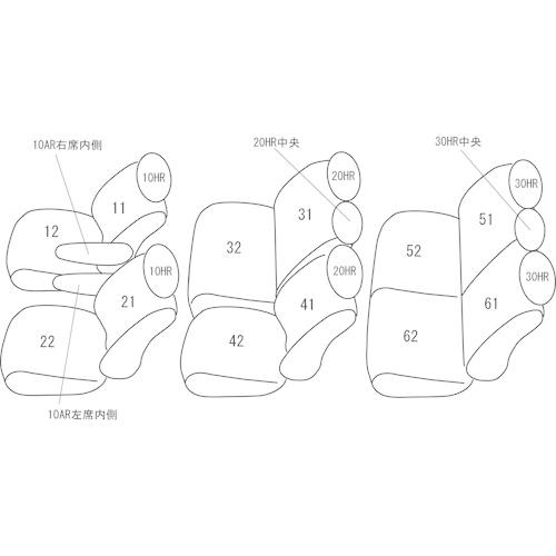 NEWオーダー表 Clazzio（クラッツィオ） Clazzio jr. ジュニア シートカバー 3列