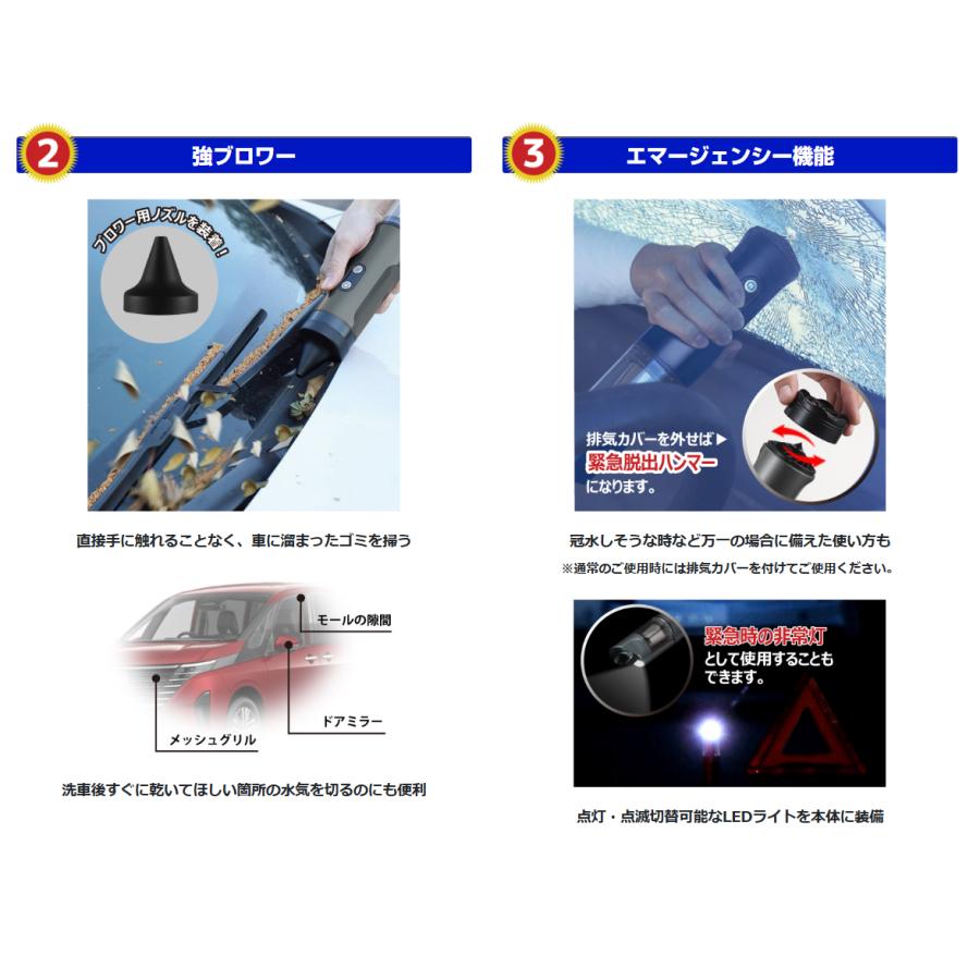 LeFH-e 車専用ハンディクリーナー MY CLEANER 690001 VC-003 掃除機