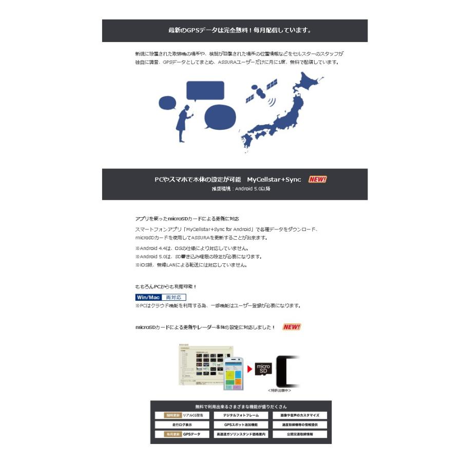 CELLSTAR（セルスター） AR-1 セパレート型 レーザー式オービス対応