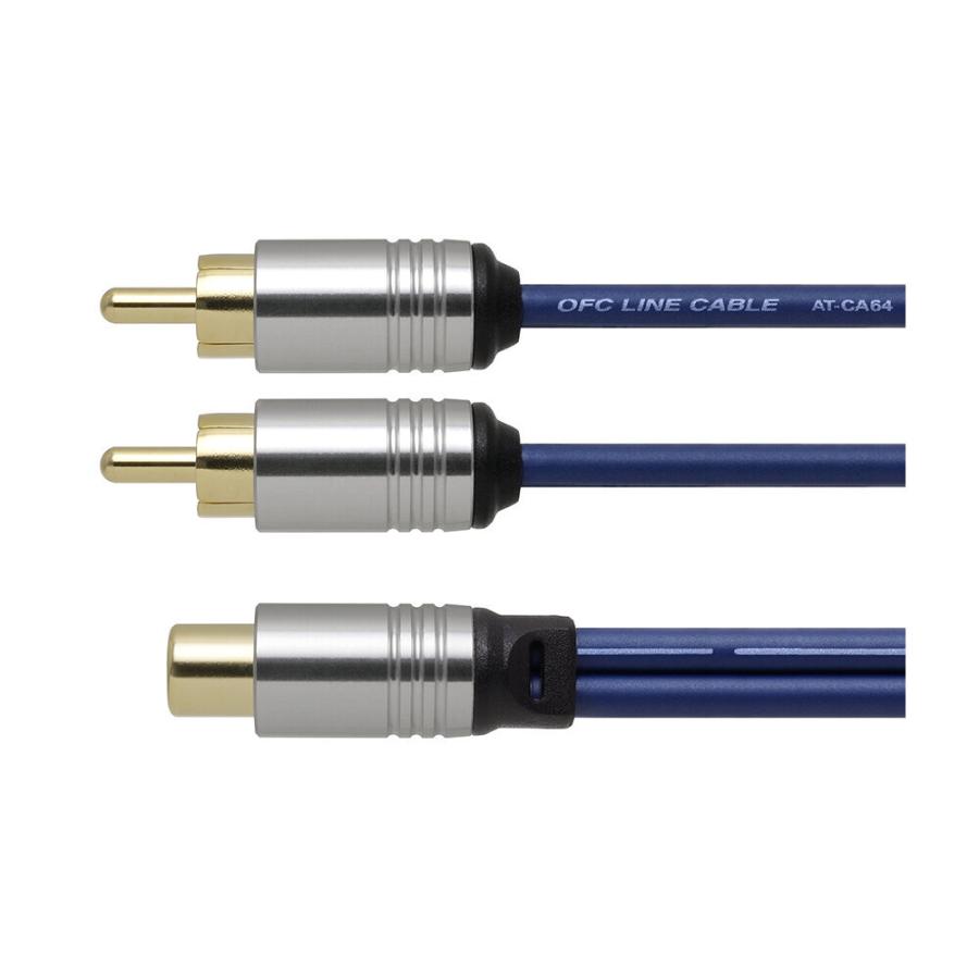 AUDIO-TECHNICA オーディオテクニカ AT-CA64P2 OFCオーディオケーブル 4mm×2 0.3M｜a-max｜02