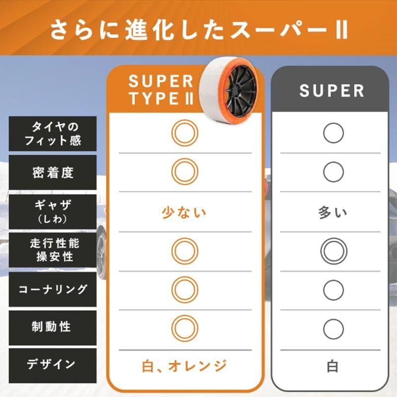 ISSE SNOW SOCKS イッセ スノーソックス SUPER TypeII スーパー タイプ2 C52078 サイズ78 布製タイヤチェーン チェーン規制適合品 |  | 03